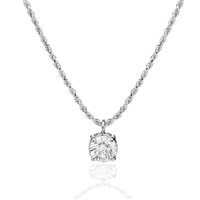 Collana Forever Unique Donna Moon in Oro bianco Diamante 0.40 Ct CND001/OC/040 - CND001/OC/040
